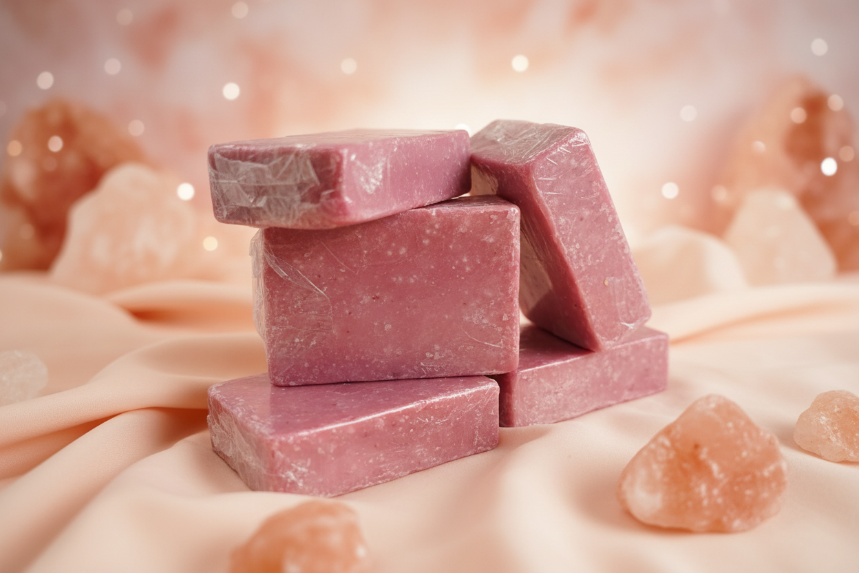 Pink Himalayan Salt Tangerine, Sweet Orange, Grapefruit, Mandarin & Lime BRIGHTING BAR