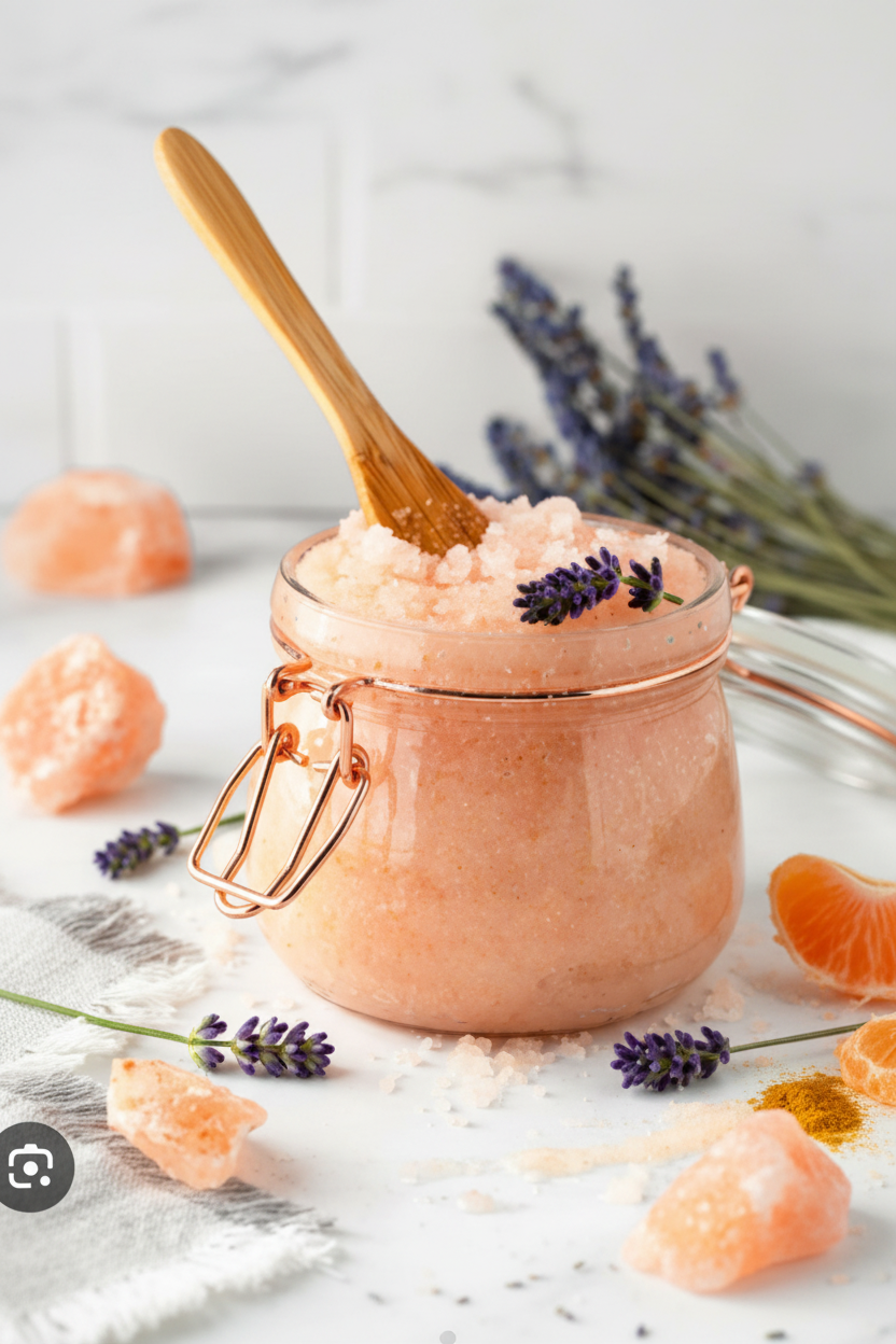 Pink Himalayan Citrus Whipped Foaming Body Scrub